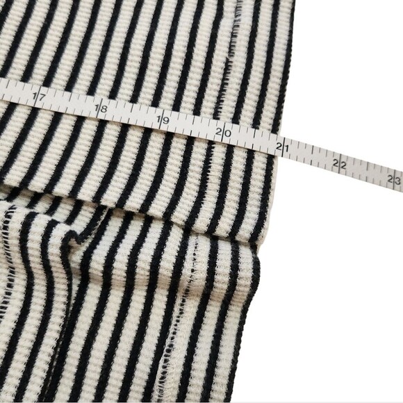 Free People All Tied Up Skirt Cream Black Stripes Pockets Women's Size Small - Picture 13 of 13